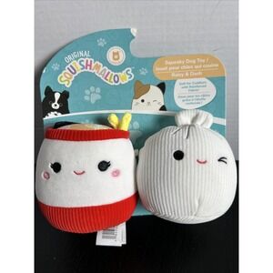 Squishmallows Squeaky Dog Toys Soft For Cuddles With Reinforced Fabric New
